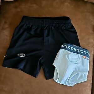 Soccer shorts and protective underwear